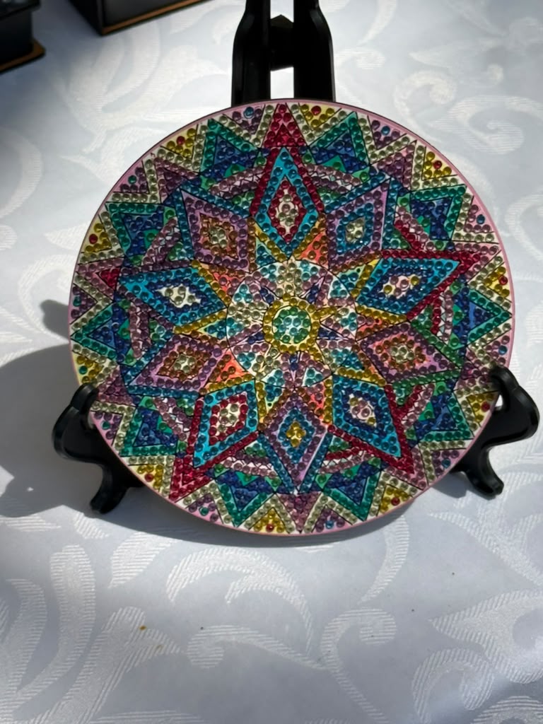Mandala Plate Coaster/Decoration - Design 1
