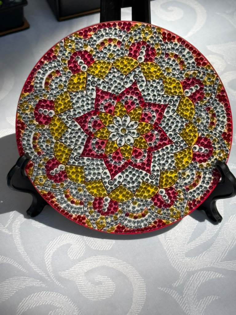 Mandala Plate Coaster/Decoration - Design 3