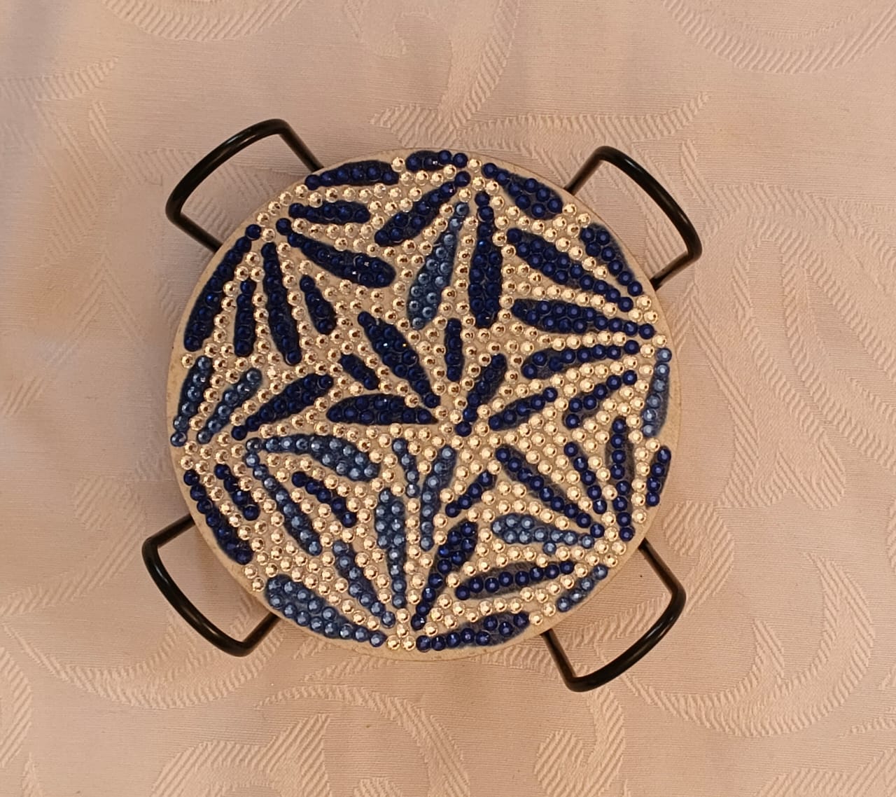 Cups Coasters - Blue & White