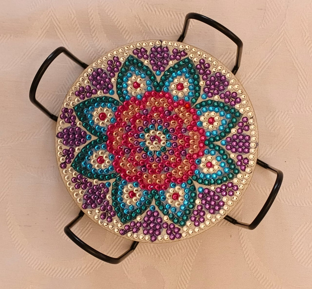 Cups Coasters - Mandala - Design 1