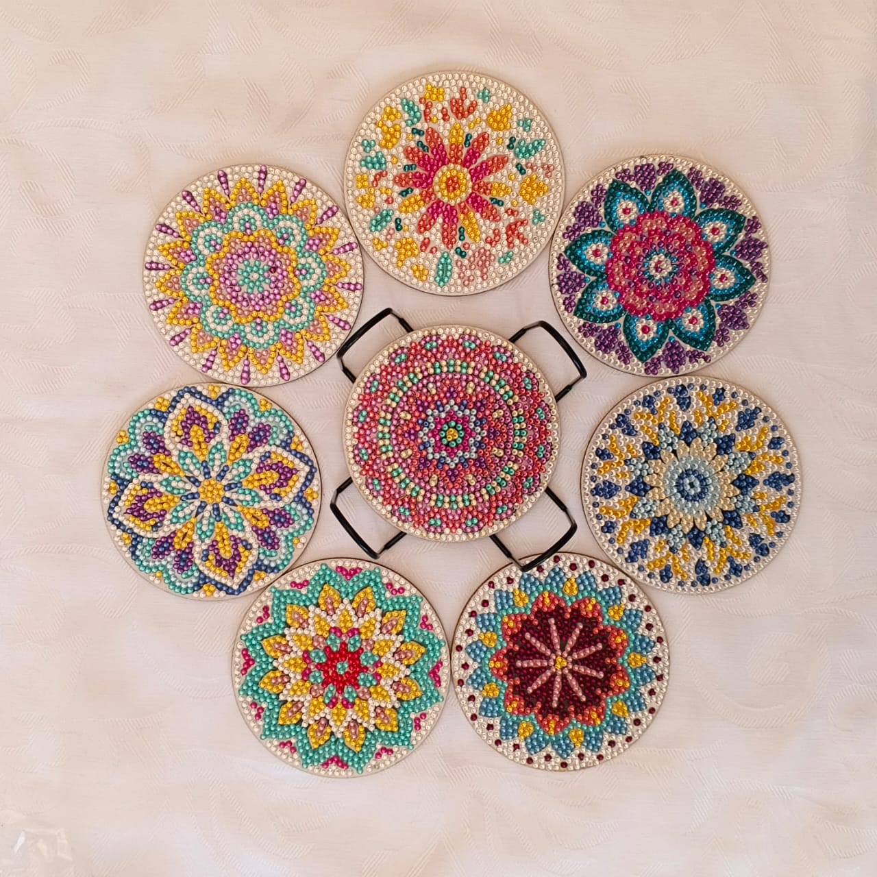 Cups Coasters - Mandala - Design 1