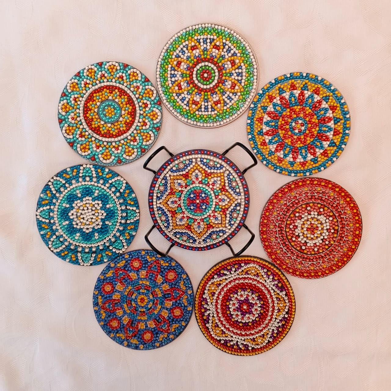 Cups Coasters - Mandala - Design 3