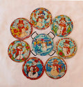 Cups Coasters - Christmas Theme - Design 1