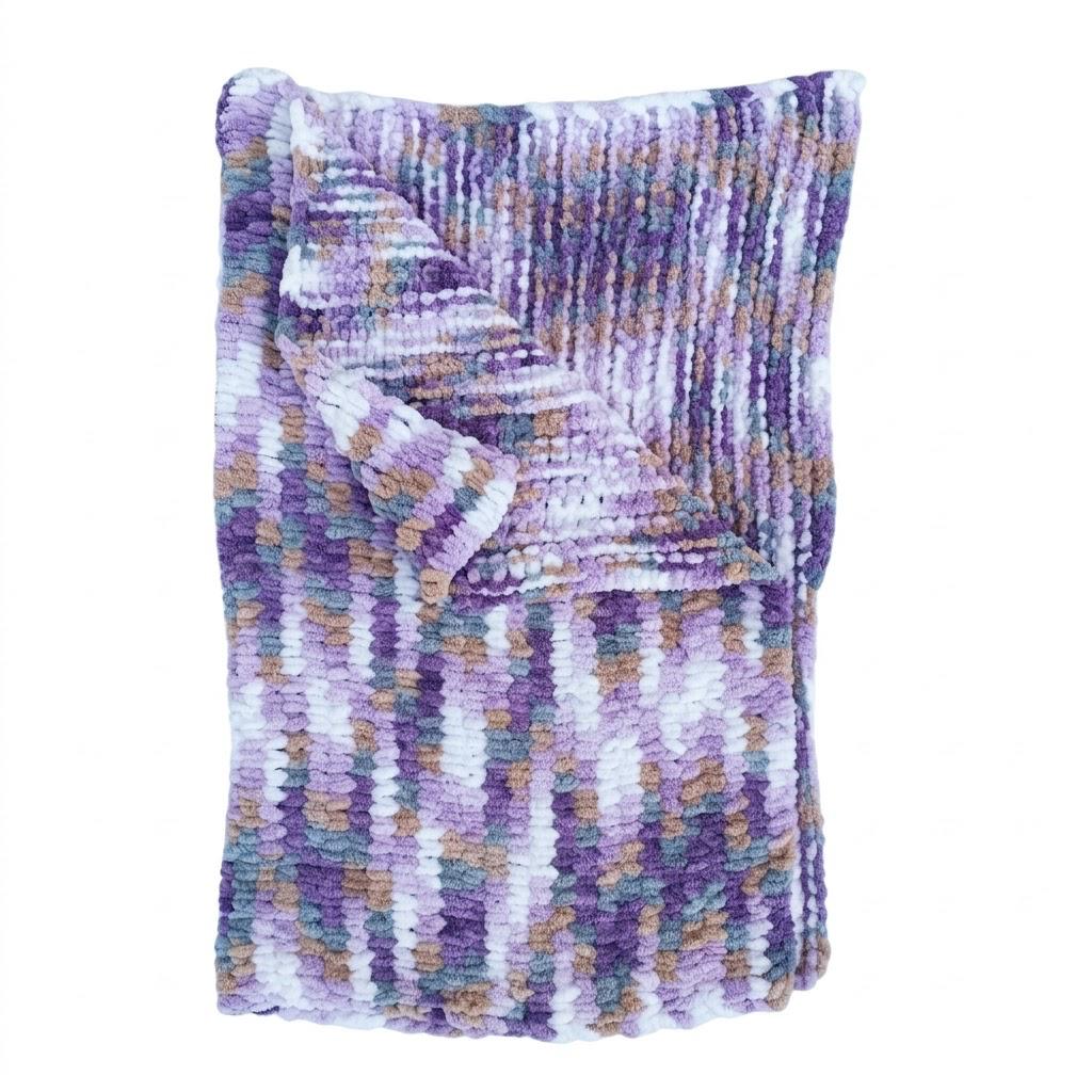 Grey, Purple, White & Brown
