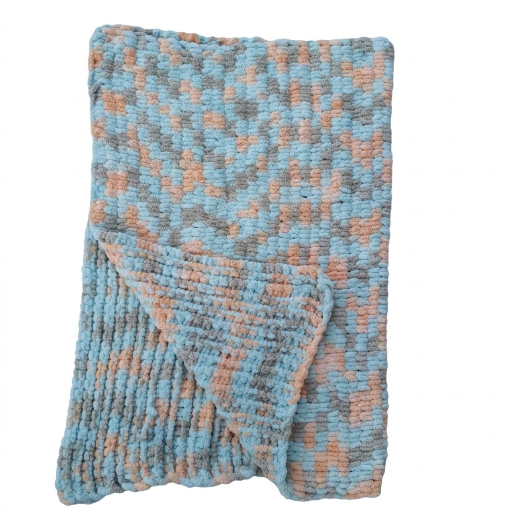 Orange, Blue & Brown