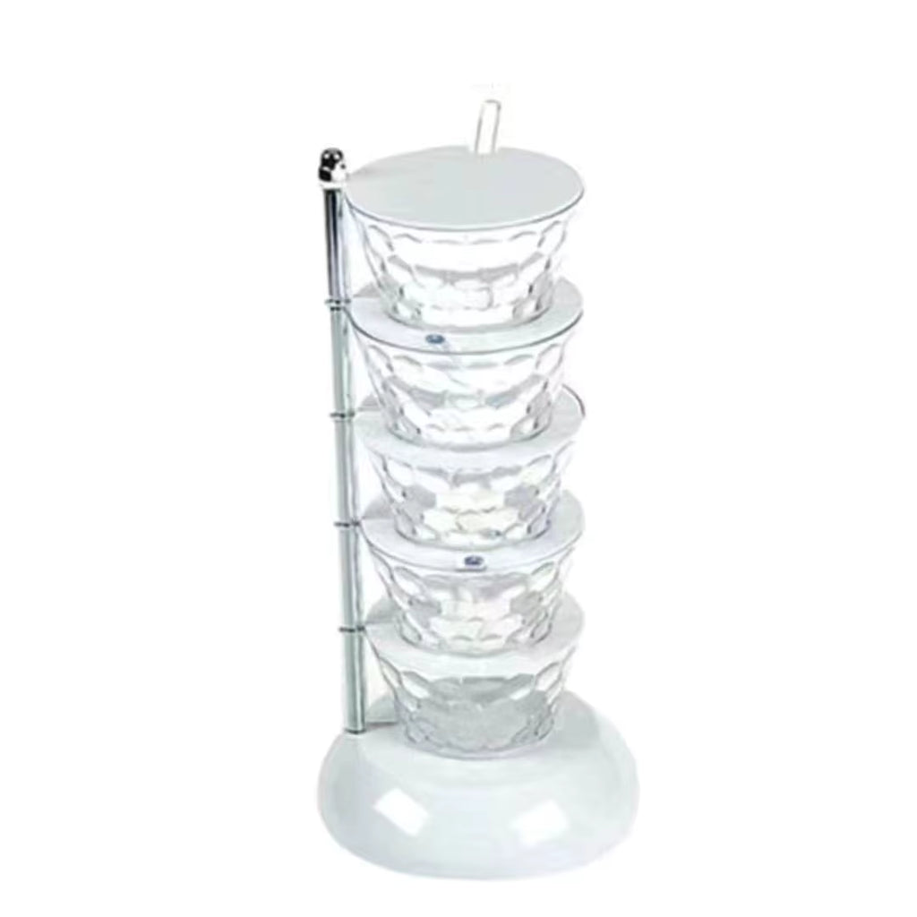 Rotating Vertical Spice Rack + Spoons