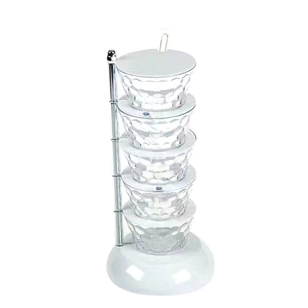 Rotating Vertical Spice Rack + Spoons